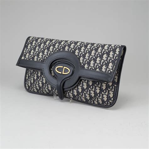 dior clutch oblique|christian dior foldable clutch.